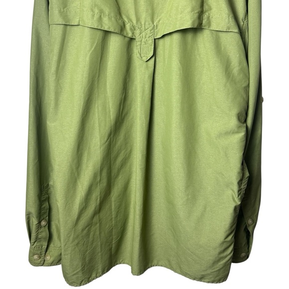 Exofficio Moss Green Buttonup Outdoors Camping Hiking Fishing Men’s XL - Picture 8 of 12